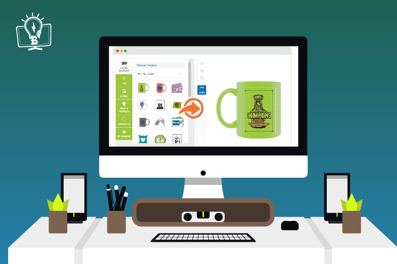 Product Design Software in Web to Print store